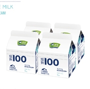 悠致100純牛奶口味冰淇淋屋頂包